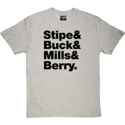 R.E.M. Line-Up T-Shirt 25 R.E.M. Line-Up T-Shirt -Tshirt Store rem tshirt 1 lightoxfordtshirt