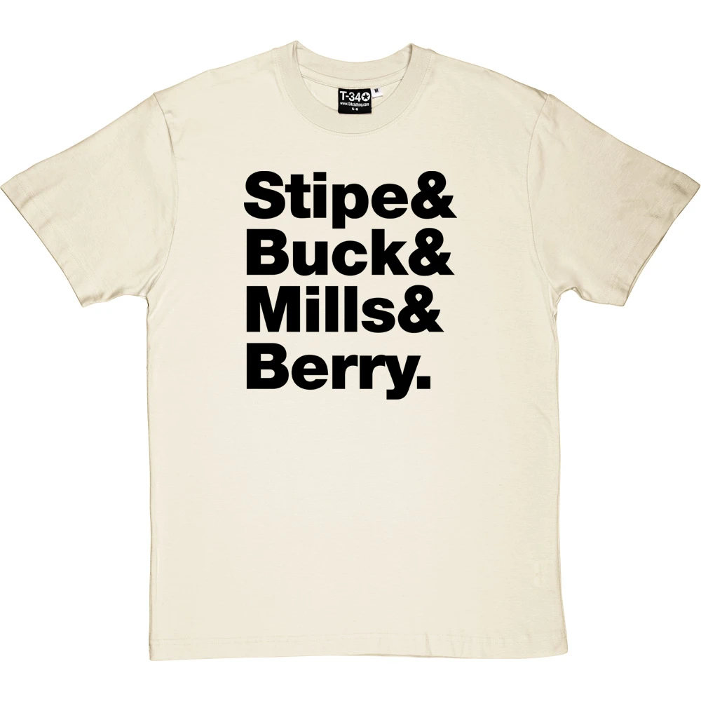 R.E.M. Line-Up T-Shirt 16 R.E.M. Line-Up T-Shirt - Image 16