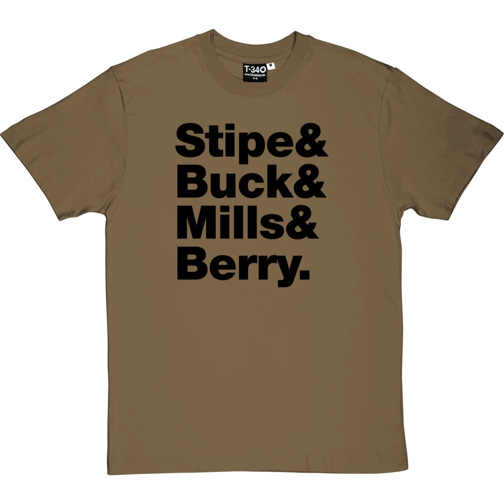 R.E.M. Line-Up T-Shirt 8 R.E.M. Line-Up T-Shirt - Image 8