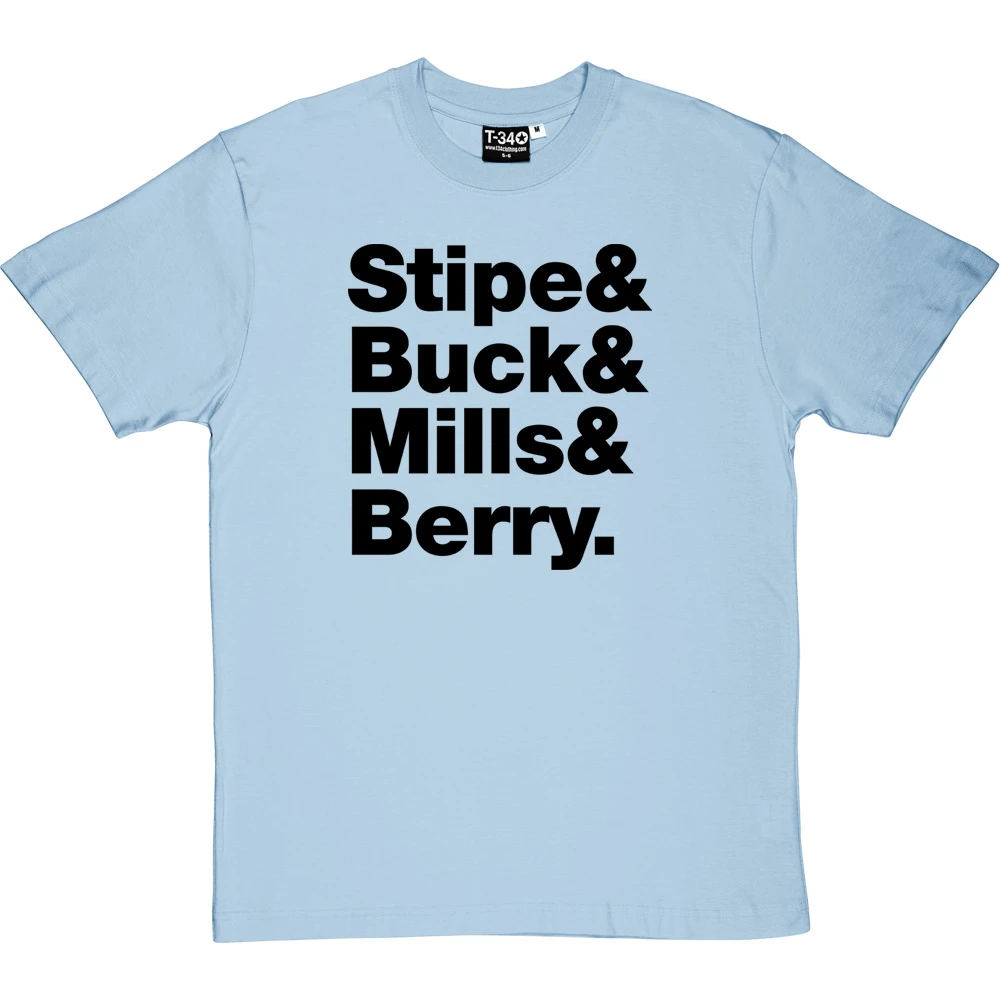 R.E.M. Line-Up T-Shirt 20 R.E.M. Line-Up T-Shirt - Image 20