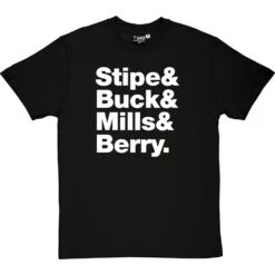 R.E.M. Line-Up T-Shirt 31 R.E.M. Line-Up T-Shirt -Tshirt Store rem tshirt 2 blacktshirt