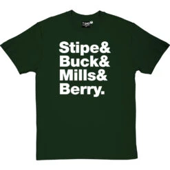 R.E.M. Line-Up T-Shirt 38 R.E.M. Line-Up T-Shirt -Tshirt Store rem tshirt 2 bottlegreentshirt