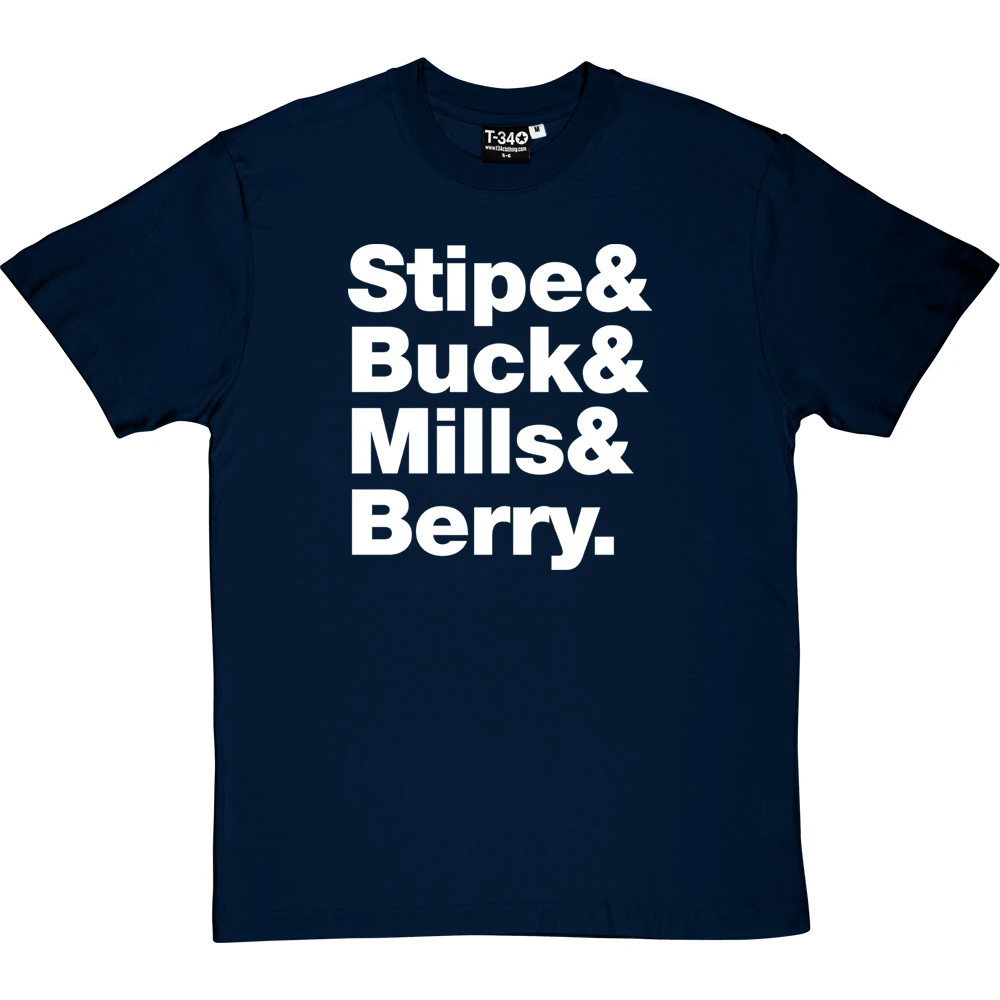 R.E.M. Line-Up T-Shirt 17 R.E.M. Line-Up T-Shirt - Image 17