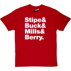 R.E.M. Line-Up T-Shirt 30 R.E.M. Line-Up T-Shirt -Tshirt Store rem tshirt 2 redtshirt