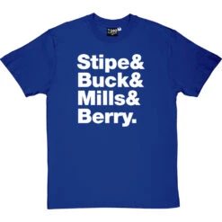 R.E.M. Line-Up T-Shirt 29 R.E.M. Line-Up T-Shirt -Tshirt Store rem tshirt 2 royalbluetshirt