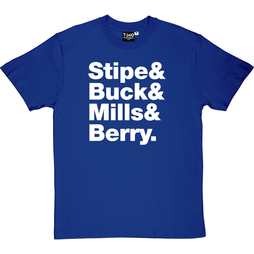 R.E.M. Line-Up T-Shirt 10 R.E.M. Line-Up T-Shirt - Image 10