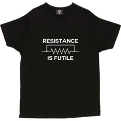 Resistance Is Futile T-Shirt -Tshirt Store resistance is futile tshirt 2 black mens v neck tshirt