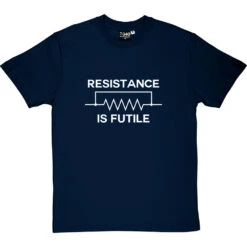 Resistance Is Futile T-Shirt -Tshirt Store resistance is futile tshirt 2 navybluetshirt
