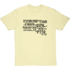 Tom Mann "Robbing The Rich" Quote T-Shirt -Tshirt Store robbing the poor tshirt 1 naturaltshirt