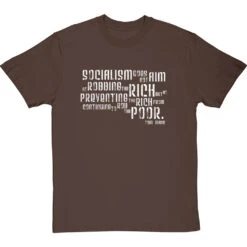 Tom Mann "Robbing The Rich" Quote T-Shirt -Tshirt Store robbing the poor tshirt 2 hazelnuttshirt