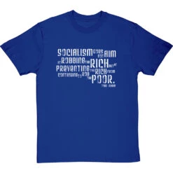 Tom Mann "Robbing The Rich" Quote T-Shirt -Tshirt Store robbing the poor tshirt 2 royalbluetshirt