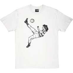 Robin Friday Bicycle Kick T-Shirt -Tshirt Store robin friday bicycle tshirt 1 whitetshirt