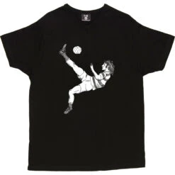 Robin Friday Bicycle Kick T-Shirt -Tshirt Store robin friday bicycle tshirt 2 black mens v neck tshirt