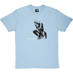 Rodin's I Think T-Shirt -Tshirt Store rodinthink skybluetshirt