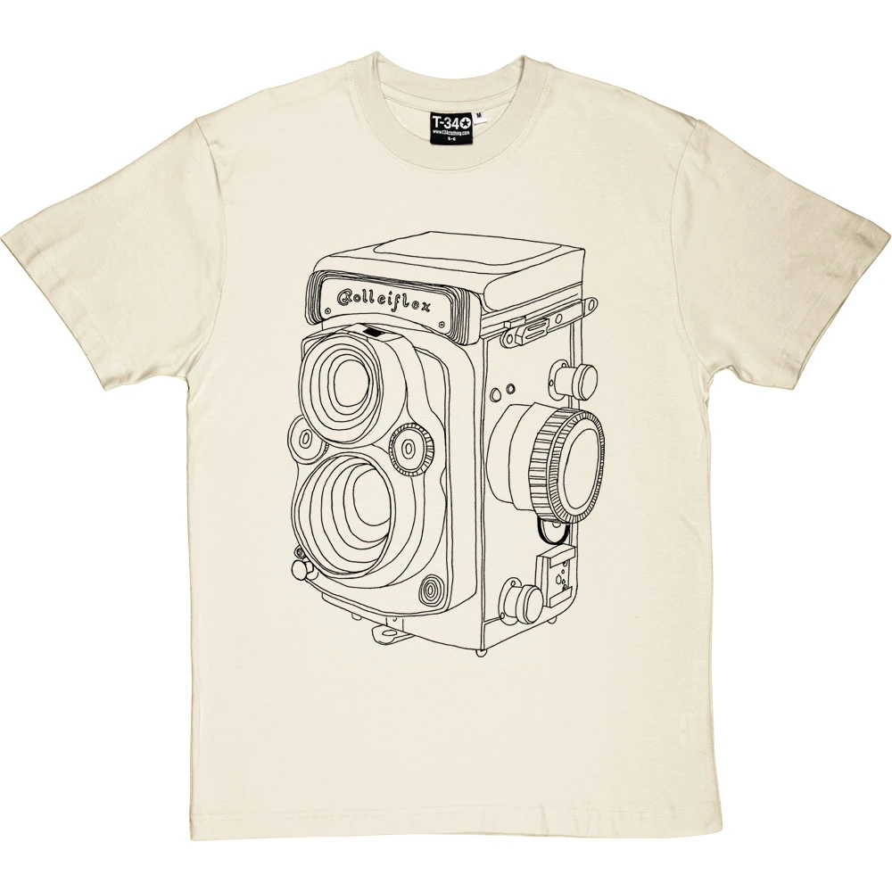 Vintage Rolleiflex Camera T-Shirt 16 Vintage Rolleiflex Camera T-Shirt - Image 16