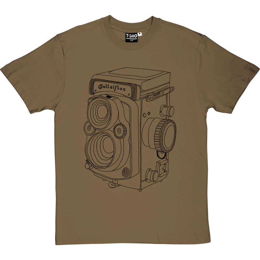 Vintage Rolleiflex Camera T-Shirt 8 Vintage Rolleiflex Camera T-Shirt - Image 8