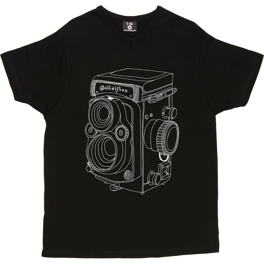 Vintage Rolleiflex Camera T-Shirt 3 Vintage Rolleiflex Camera T-Shirt - Image 3