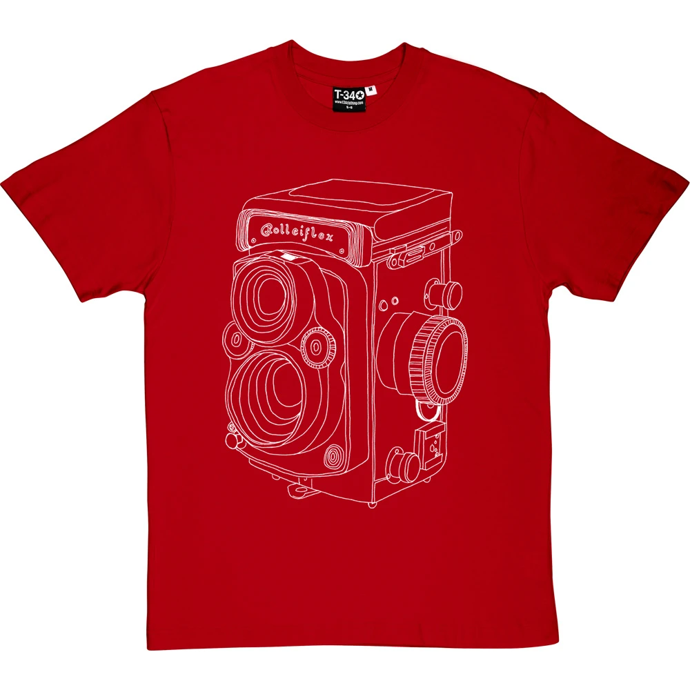 Vintage Rolleiflex Camera T-Shirt 11 Vintage Rolleiflex Camera T-Shirt - Image 11