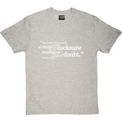 Bertrand Russell "Trouble With The World" Quote T-Shirt -Tshirt Store russell trouble with world tshirt 2 lightoxfordtshirt