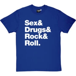 Sex & Drugs & Rock & Roll T-Shirt -Tshirt Store s d rock roll tshirt 2 royalbluetshirt