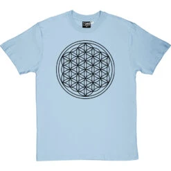 Sacred Geometry: Flower Of Life T-Shirt 39 Sacred Geometry: Flower Of Life T-Shirt -Tshirt Store sacred geometry tshirt 1 skybluetshirt