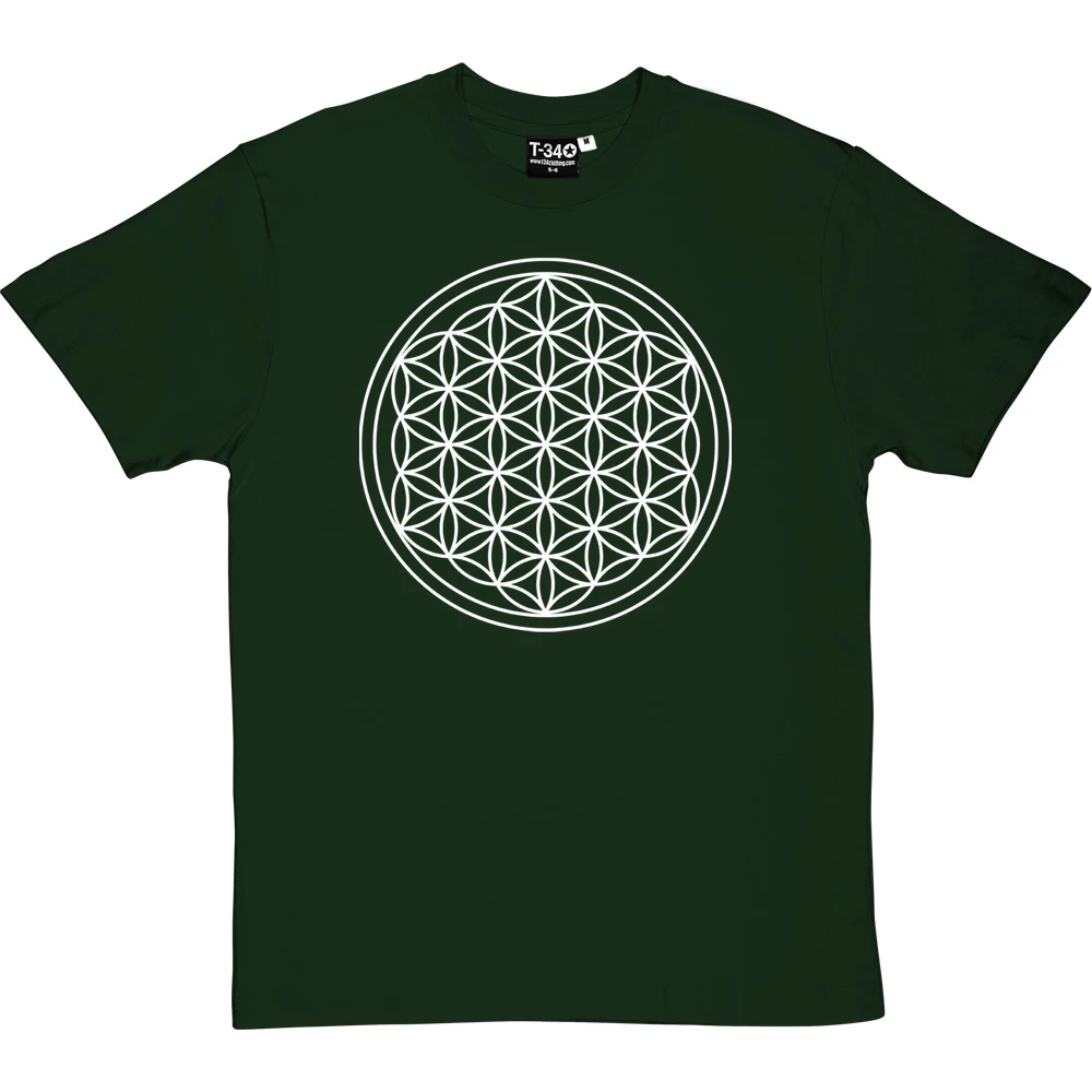 Sacred Geometry: Flower Of Life T-Shirt 19 Sacred Geometry: Flower Of Life T-Shirt - Image 19