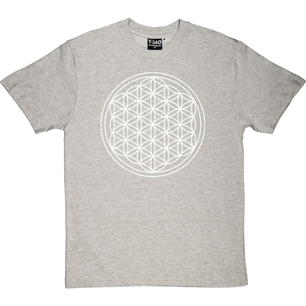 Sacred Geometry: Flower Of Life T-Shirt 1 Sacred Geometry: Flower Of Life T-Shirt