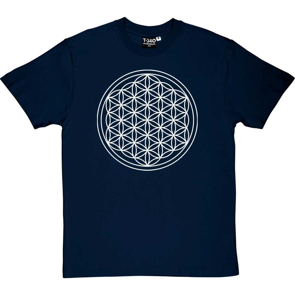 Sacred Geometry: Flower Of Life T-Shirt 17 Sacred Geometry: Flower Of Life T-Shirt - Image 17