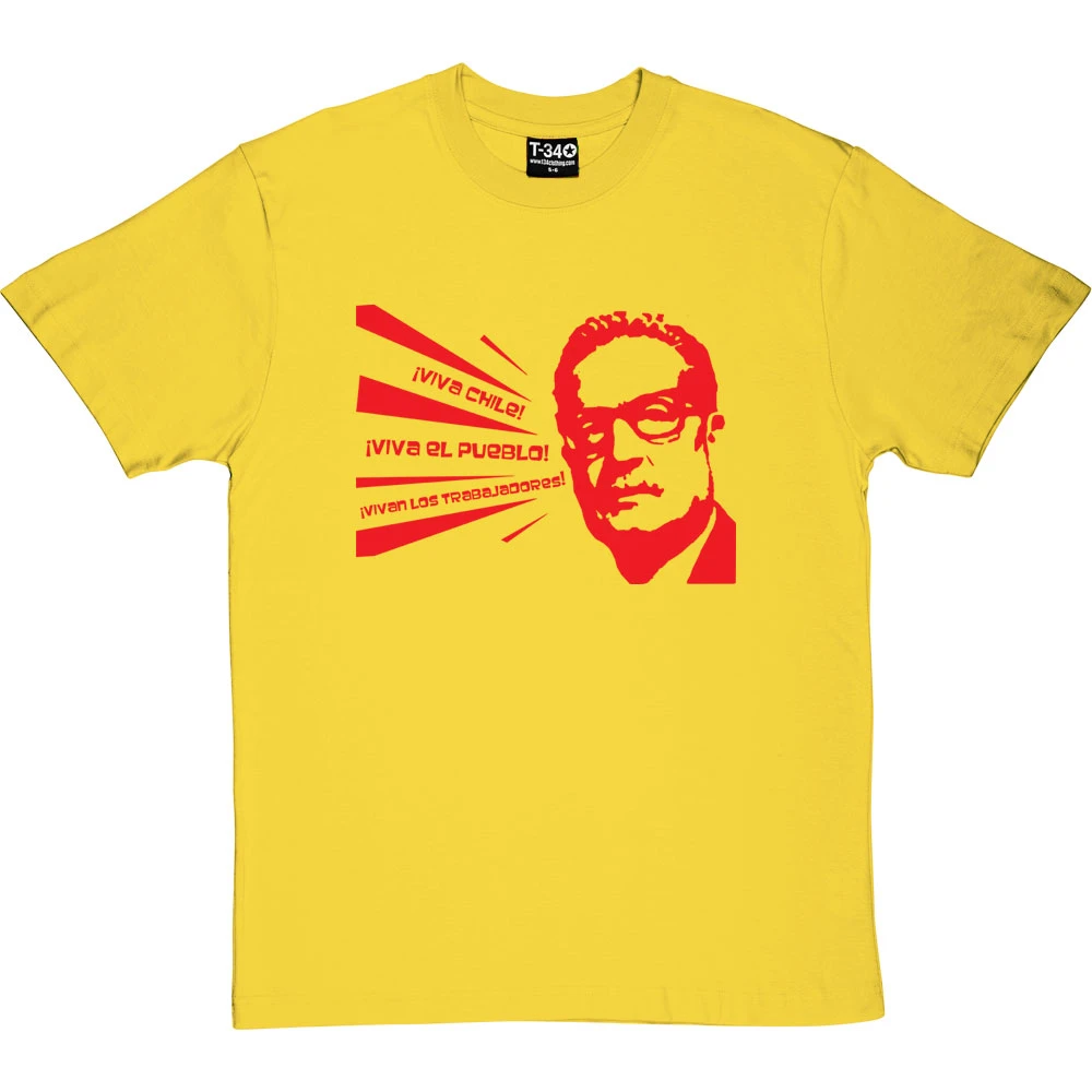 Salvador Allende T-Shirt 2 Salvador Allende T-Shirt - Image 2