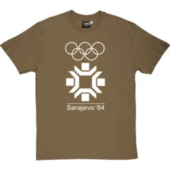 Sarajevo 84 T-Shirt -Tshirt Store sarajevo 84 tshirt 2 olivetshirt