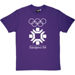 Sarajevo 84 T-Shirt -Tshirt Store sarajevo 84 tshirt 2 purpletshirt