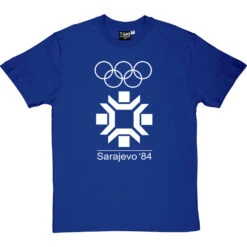 Sarajevo 84 T-Shirt -Tshirt Store sarajevo 84 tshirt 2 royalbluetshirt