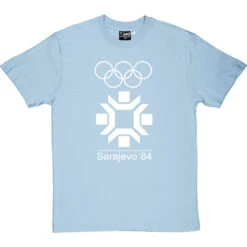 Sarajevo 84 T-Shirt -Tshirt Store sarajevo 84 tshirt 2 skybluetshirt
