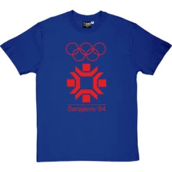 Sarajevo 84 T-Shirt -Tshirt Store sarajevo 84 tshirt 5 royalbluetshirt