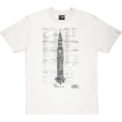 Saturn V Diagram T-Shirt 34 Saturn V Diagram T-Shirt -Tshirt Store saturn 5 diagram tshirt 1 whitetshirt