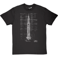Saturn V Diagram T-Shirt 22 Saturn V Diagram T-Shirt -Tshirt Store saturn 5 diagram tshirt 2 charcoaltshirt