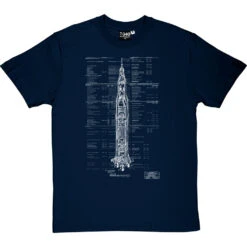 Saturn V Diagram T-Shirt 28 Saturn V Diagram T-Shirt -Tshirt Store saturn 5 diagram tshirt 2 navybluetshirt