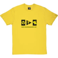 Save Schrodinger's Cat T-Shirt -Tshirt Store saveschrodingerscat yellowtshirt