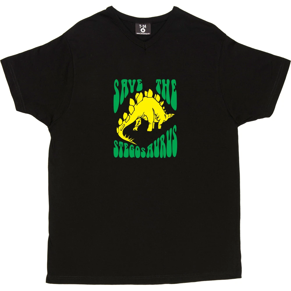 Save The Stegosaurus T-Shirt 2 Save The Stegosaurus T-Shirt - Image 2