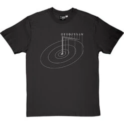 Scale Diagram Of The Solar System T-Shirt -Tshirt Store scale map solar system tshirt 2 charcoaltshirt