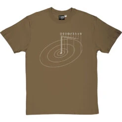 Scale Diagram Of The Solar System T-Shirt -Tshirt Store scale map solar system tshirt 2 olivetshirt
