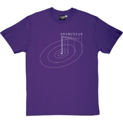 Scale Diagram Of The Solar System T-Shirt -Tshirt Store scale map solar system tshirt 2 purpletshirt