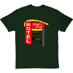 Schitt's Creek Motel T-Shirt -Tshirt Store schitts creek motel tshirt bottlegreentshirt