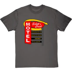 Schitt's Creek Motel T-Shirt -Tshirt Store schitts creek motel tshirt charcoaltshirt