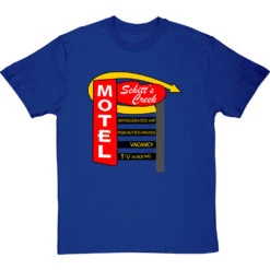 Schitt's Creek Motel T-Shirt -Tshirt Store schitts creek motel tshirt royalbluetshirt