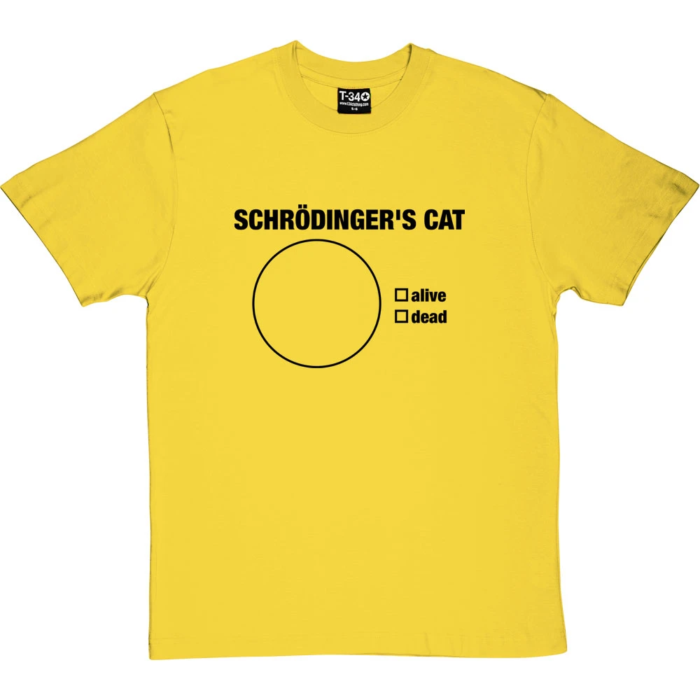 Schrodinger's Cat Pie Chart T-Shirt 5 Schrodinger's Cat Pie Chart T-Shirt - Image 5
