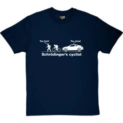 Schrödinger's Cyclist T-Shirt 39 Schrödinger's Cyclist T-Shirt -Tshirt Store schrodingers cyclist tshirt 2 navybluetshirt