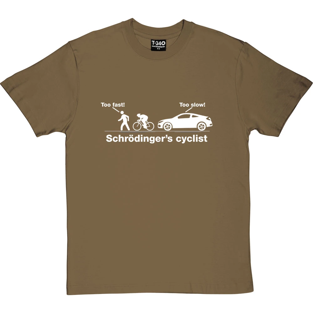 Schrödinger's Cyclist T-Shirt 5 Schrödinger's Cyclist T-Shirt - Image 5
