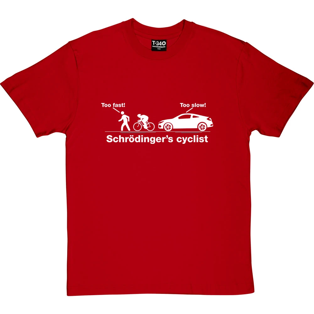 Schrödinger's Cyclist T-Shirt 7 Schrödinger's Cyclist T-Shirt - Image 7