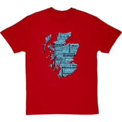 Scotland Languages T-Shirt -Tshirt Store scotland languages tshirt 1 redtshirt